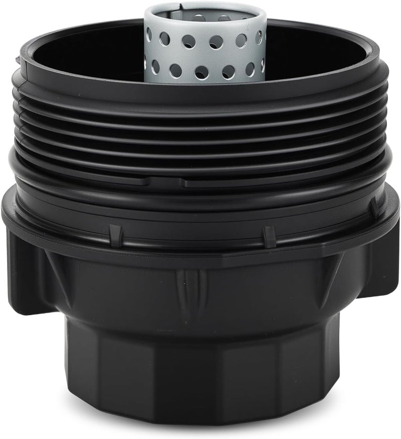 Try-H 15620-36010 Oil Filter Housing Cap Compatible with Toyota Avalon Camry Highlander RAV4 Sienna Tacoma Venza Lexus ES300h ES350 GS Turbo Scion tC Replace# 15620-36010 15620-36020 15643-31050 - Image 1